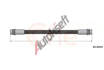 COFLE Brzdová hadice CFL 92.BH.RE055, 92.BH.RE055 COFLE Brzdová hadice CFL 92.BH.RE055, 92.BH.RE055
