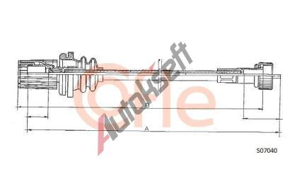 COFLE N�hon tachometru CFL S07040, S07040