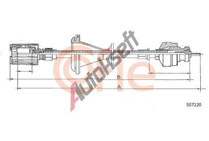 COFLE Náhon tachometru CFL S07120, S07120 COFLE Náhon tachometru CFL S07120, S07120