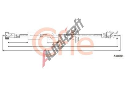 COFLE Nhon tachometru CFL S1H001, S1H001