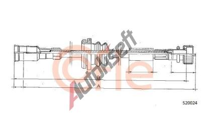 COFLE Náhon tachometru CFL S20024, S20024 COFLE Náhon tachometru CFL S20024, S20024