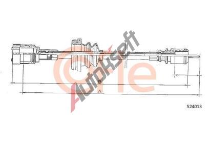 COFLE N�hon tachometru CFL S24013, S24013