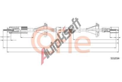 COFLE Nhon tachometru CFL S31034, S31034
