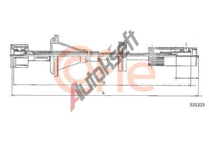 COFLE N�hon tachometru CFL S31315, S31315