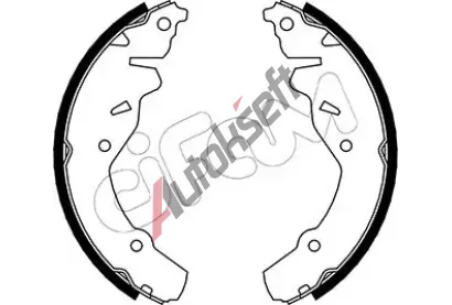 CIFAM Sada brzdovch elist CFM 153-029, 153-029