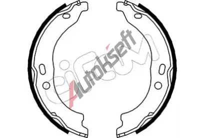 CIFAM Sada brzdovch elist parkovac brzdy CFM 153-094, 153-094
