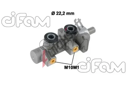 CIFAM Hlavní brzdový válec CFM 202-722, 202-722 CIFAM Hlavní brzdový válec CFM 202-722, 202-722