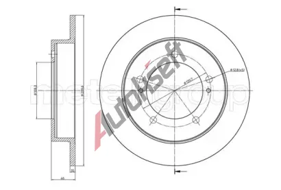 CIFAM Brzdov kotou - 290 mm CFM 800-1096, 800-1096