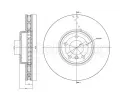 Brzdov kotou CIFAM ‐ CFM 800-1328C