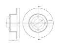 Brzdov kotou CIFAM ‐ CFM 800-1670C