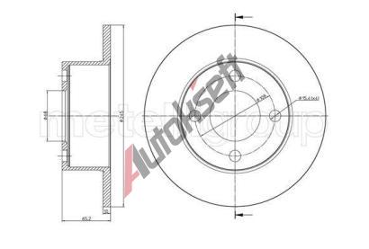 CIFAM Brzdov kotou - 245 mm CFM 800-1670C, 800-1670C