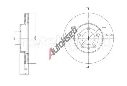 CIFAM Brzdov� kotou� - 256 mm CFM 800-1843C, 800-1843C