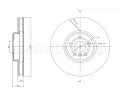 Brzdov kotou CIFAM ‐ CFM 800-1868C