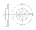 CIFAM Brzdov kotou - 256 mm CFM 800-186C, 800-186C