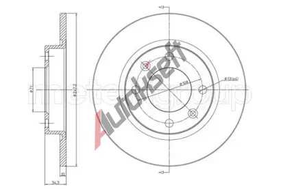 CIFAM Brzdov kotou CFM 800-217, 800-217