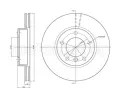 CIFAM Brzdový kotouč - 286 mm CFM 800-474C, 800-474C