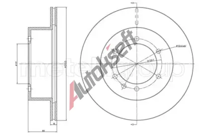 CIFAM Brzdov kotou - 316 mm CFM 800-679, 800-679