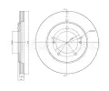 Brzdov kotou CIFAM ‐ CFM 800-697