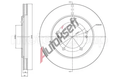 CIFAM Brzdov kotou - 310 mm CFM 800-697, 800-697