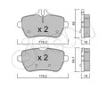 Sada brzdovch destiek CIFAM ‐ CFM 822-1022-0