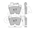 Sada brzdovch destiek CIFAM ‐ CFM 822-1043-1