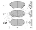 Sada brzdovch destiek CIFAM ‐ CFM 822-1159-0