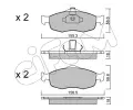 CIFAM Sada brzdovch destiek ‐ CFM 822-146-0