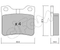 Sada brzdov�ch desti�ek&nbsp;CIFAM&nbsp;&dash;&nbsp;CFM 822-192-1
