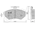 CIFAM Sada brzdovch destiek ‐ CFM 822-215-0