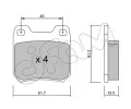 CIFAM Sada brzdovch destiek ‐ CFM 822-275-0