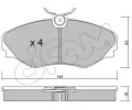 CIFAM Sada brzdovch destiek ‐ CFM 822-338-0