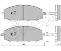 Sada brzdovch destiek CIFAM ‐ CFM 822-407-0