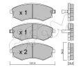 CIFAM Sada brzdovch destiek ‐ CFM 822-518-0
