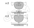 CIFAM Sada brzdovch destiek ‐ CFM 822-559-0