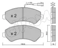 CIFAM Sada brzdových destiček ‐ CFM 822-709-1  CIFAM Sada brzdových destiček ‐ CFM 822-709-1