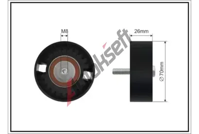 CAFFARO Napnac kladka drkovho klnovho emenu CFR 01-00 SC, 01-00 SC