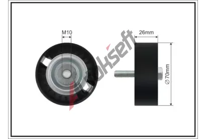 CAFFARO Vratn / vodic kladka drkovho klnovho emenu CFR 01-11 SC, 01-11 SC