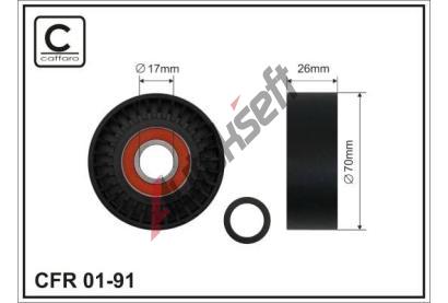CAFFARO Napnac kladka drkovho klnovho emenu CFR 01-91, 01-91