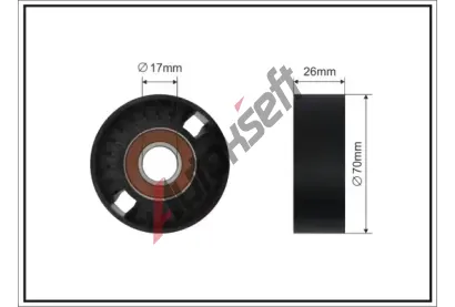 CAFFARO Nap�nac� kladka dr�kov�ho kl�nov�ho �emenu CFR 01-92 SC, 01-92 SC