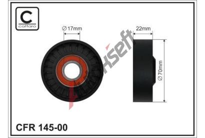 CAFFARO Nap�nac� kladka dr�kov�ho kl�nov�ho �emenu CFR 145-00, 145-00