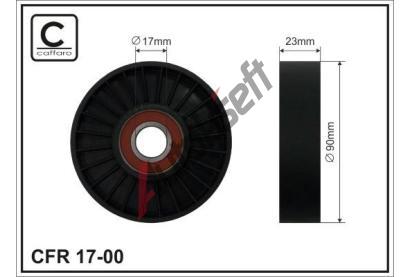 CAFFARO Napnac kladka drkovho klnovho emenu CFR 17-00, 17-00