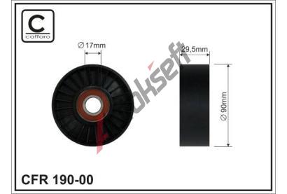 CAFFARO Vratn� / vodic� kladka dr�kov�ho kl�nov�ho �emenu CFR 190-00, 190-00