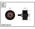 Vratn / vodic kladka ozubenho emenu CAFFARO ‐ CFR 210-37