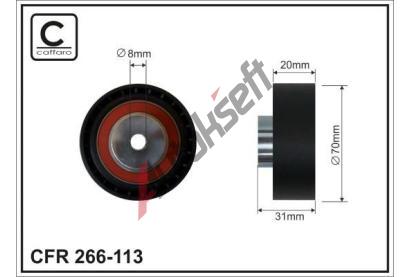 CAFFARO Vratná / vodicí kladka drážkového klínového řemenu CFR 266-113, 266-113 CAFFARO Vratná / vodicí kladka drážkového klínového řemenu CFR 266-113, 266-113