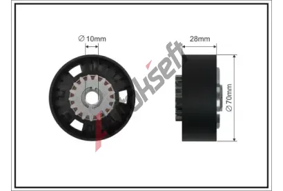 CAFFARO Nap�nac� kladka dr�kov�ho kl�nov�ho �emenu CFR 340-68 SC, 340-68 SC