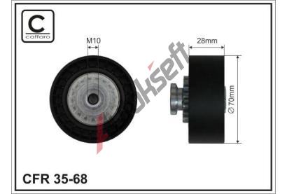 CAFFARO Nap�nac� kladka dr�kov�ho kl�nov�ho �emenu CFR 35-68, 35-68