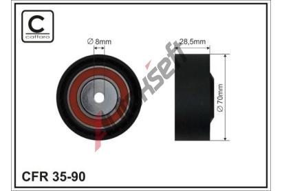 CAFFARO Nap�nac� kladka dr�kov�ho kl�nov�ho �emenu CFR 35-90, 35-90