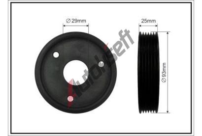 CAFFARO Řemenice servopumpy CFR 400-00, 400-00 CAFFARO Řemenice servopumpy CFR 400-00, 400-00