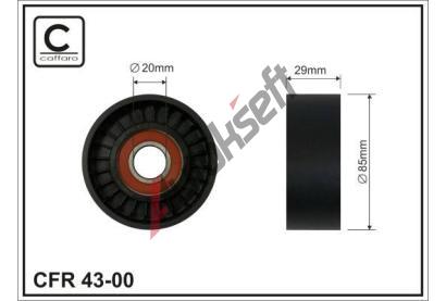CAFFARO Vratn� / vodic� kladka dr�kov�ho kl�nov�ho �emenu CFR 43-00, 43-00