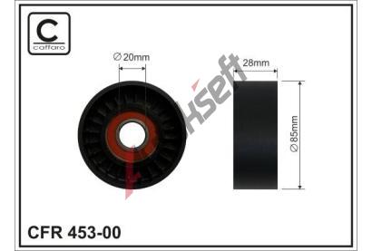CAFFARO Vratn� / vodic� kladka dr�kov�ho kl�nov�ho �emenu CFR 453-00, 453-00